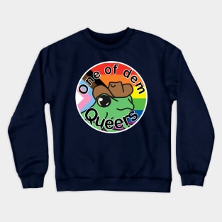 Pride Frog with a cowboy hat Crewneck Sweatshirt